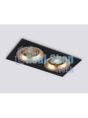 Светильник Ambrella light TN102735/2 BK/GD черный/золото GU5.3 175*92*23