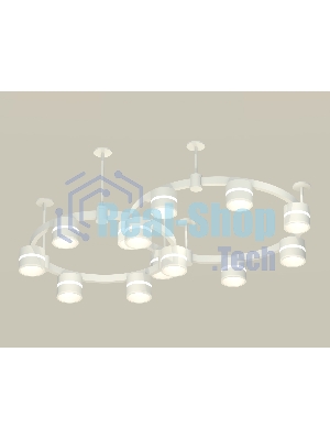 Светильник Ambrella light XR92211001/13 SWH/FR белый песок/белый матовый GX53 (A9221, A9226, C9236, C9231, N8444)