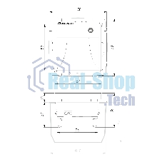 Встраиваемая LED подсветка Werkel W1154608 три режима с датчиком движения (черный матовый)