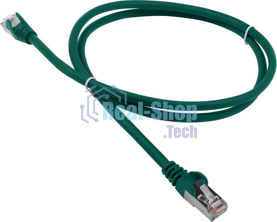 Патч-корд LANMASTER LAN-PC45/S5E-5.0-GN FTP вилка RJ-45-вилка RJ-45 cat.5е 5м зеленый LSZH (уп.:1шт)