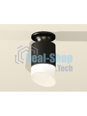 Светильник Ambrella Light XS6302112 SBK/PBK/FR черный песок/черный полированный/белый матовый MR16 GU5.3 (N6902, C6302, N6256)