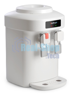 Кулер для воды Hotfrost D65E, верхняя загрузка, нагрев 90 °С, охлаждение 10 °С, белый