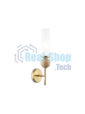 Настенный светильник Ambrella light LH53254 BS/FR латунь/белый матовый E14 max 40W 110*100*400