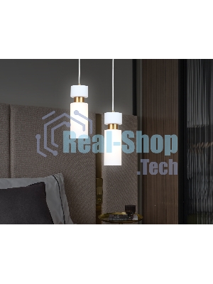 Светильник Ambrella light LH56122 BS/FR латунь/белый матовый E14 max 40W D65*1500