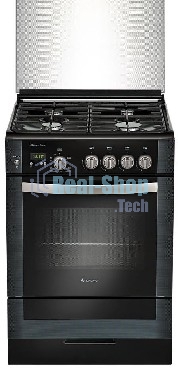 Плита газовая Gefest 6300-03 0046 черный, конфорок 4 газовых, духовка 52 л, 60 см x 85 см x 60 см