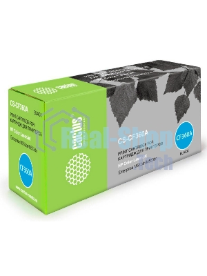 Картридж лазерный Cactus CS-CF360A черный (6000 стр.) для HP CLJ M552dn/M553dn/M553N/M553x