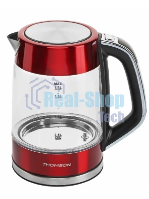 Чайник электрический Thomson K20ES-2001 GLASS 1.7L RED
