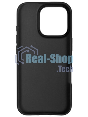 Чехол (клип-кейс) BoraSCO для Apple iPhone 16 Pro Microfiber Case черный (73691)