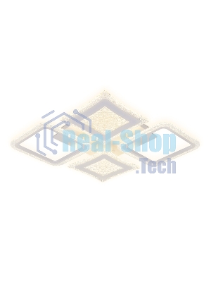 Потолочный светодиодный светильник FA430/4 WH белый 112W 750*670*80 (ПДУ РАДИО 2.4G)