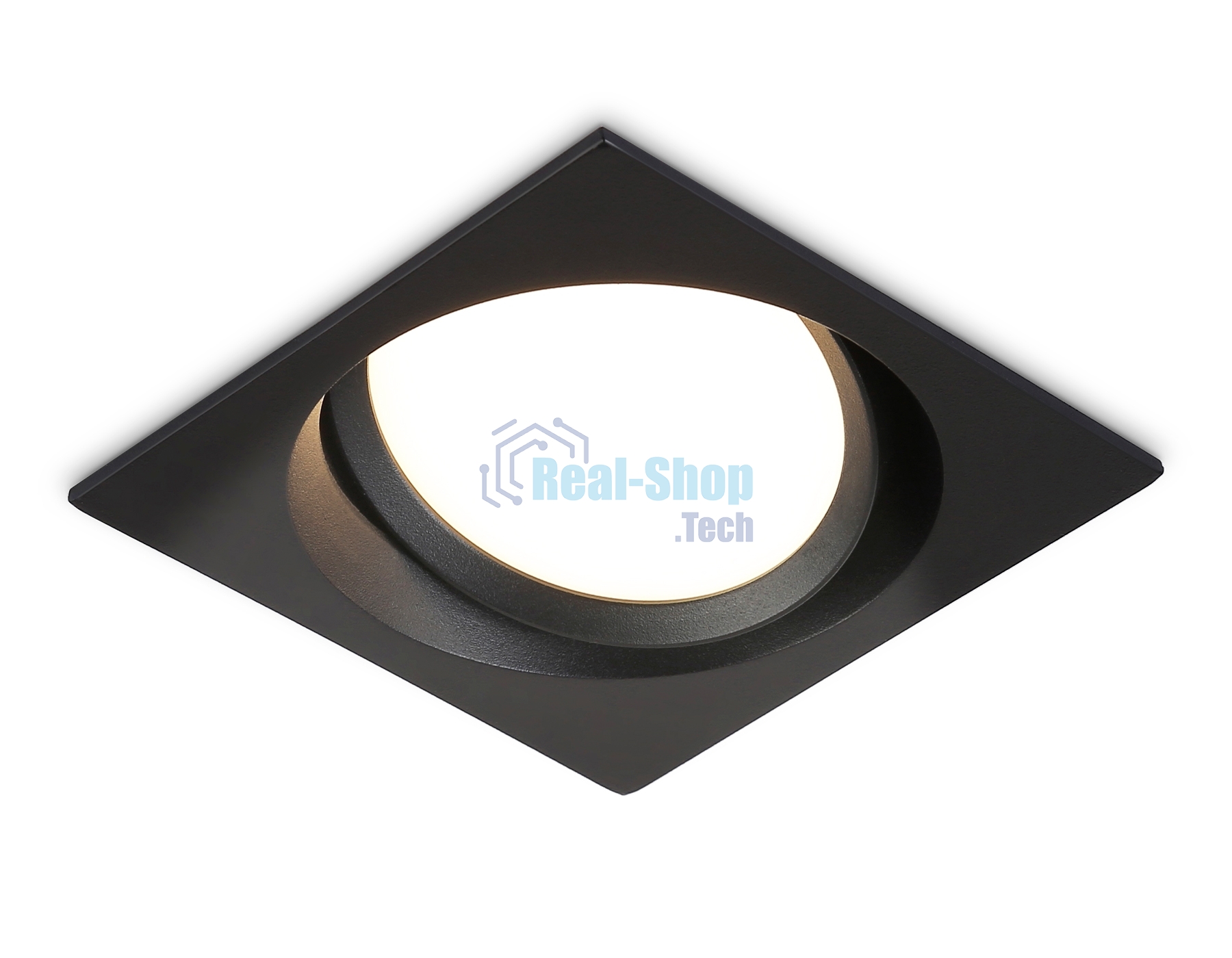 Светильник Ambrella light TN52233 BK черный IP20 GX53 110*110*44