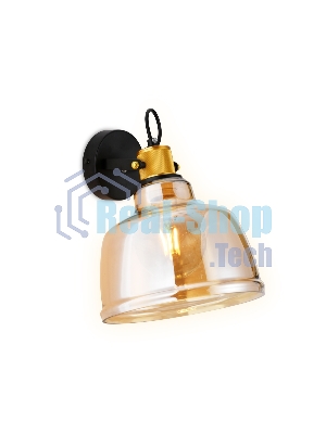 Светильник Ambrella light TR3521 SB/TI бронза/янтарь E27 max 40W 220*280*320