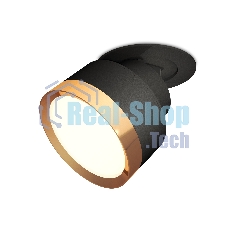 Светильник Ambrella Light XM8102502 SBK/PYG черный песок/золото желтое полированное GX53 (A2242, A2106, C8102, N8124)