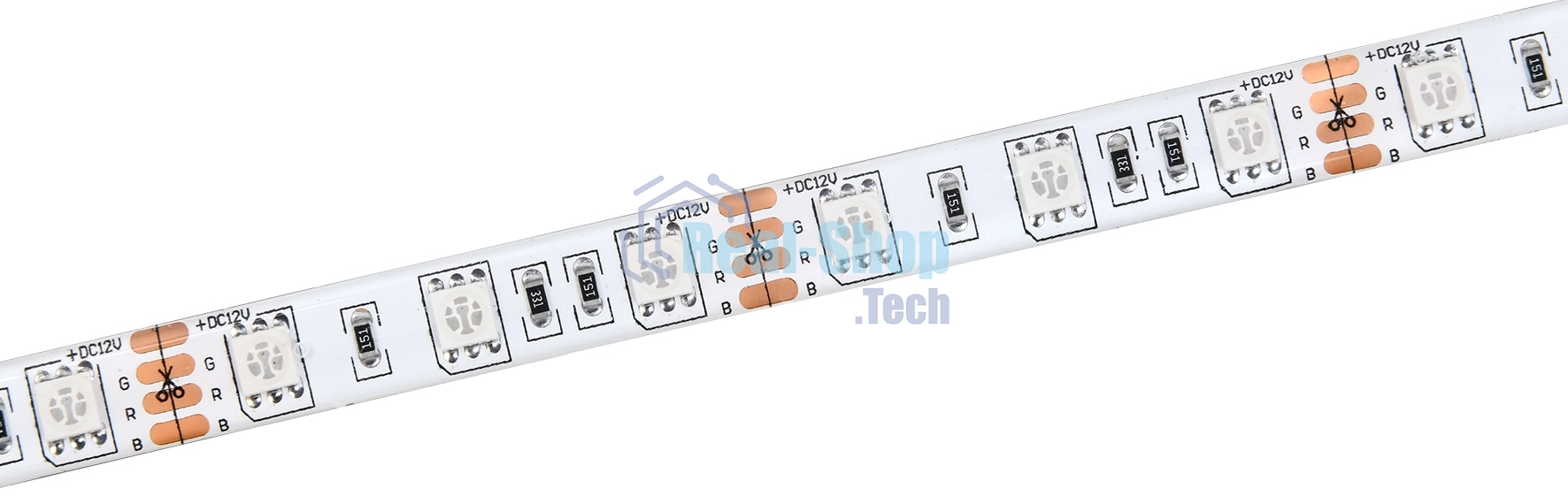 Лента светодиодная IEK LED 5м LSR-5050RGB60-14,4-IP65-12В IEK