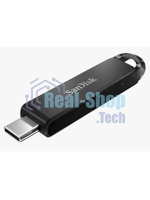 Флешка USB Sandisk CZ460 Ultra (SDCZ460-128G-G46), 128Gb, USB Type-C, R/W 150/30, черный
