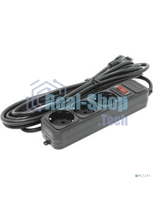 Сетевой фильтр ExeGate EX221182RUS SP-3-5B (3 розетки, 5 м, евровилка, черный)