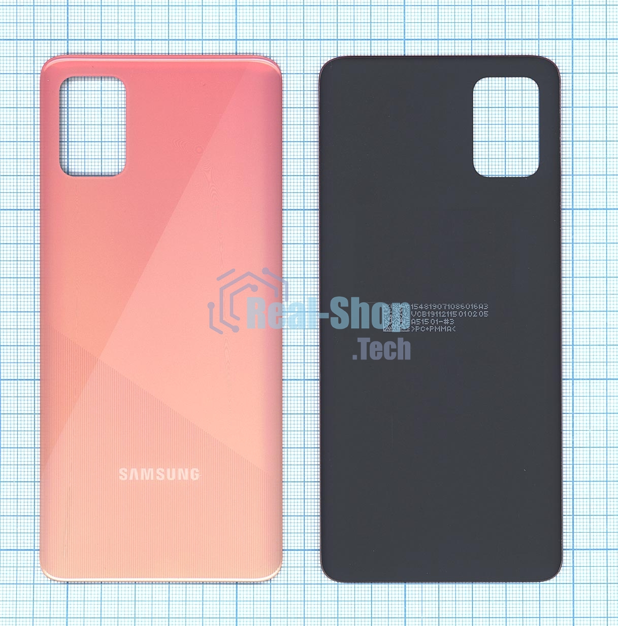 Задняя крышка для Samsung A515F Galaxy A51 (2019) розовый