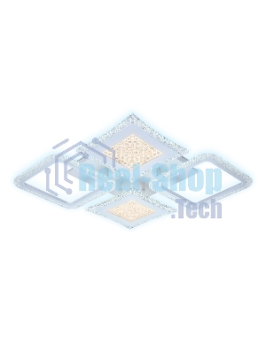 Потолочный светодиодный светильник FA430/4 WH белый 112W 750*670*80 (ПДУ РАДИО 2.4G)