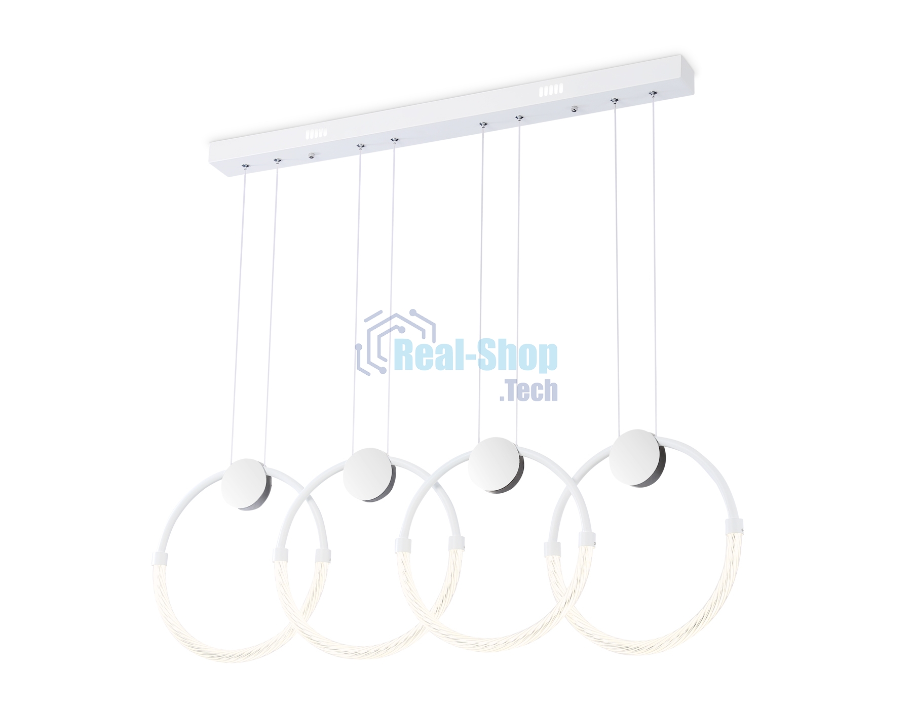 Светильник Ambrella light FL10598/4 WH/CH белый/хром 4200K 45W 940*20*1200 (Без ПДУ)