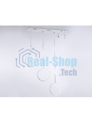 Светильник Ambrella light FL5277/3+2 WH белый 59W 3000K/4200K/6400K+4200K 800*200*1200 (ПДУ ИК)