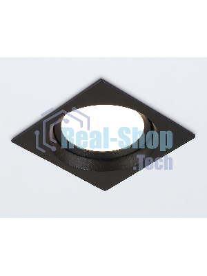 Светильник Ambrella light TN52233 BK черный IP20 GX53 110*110*44