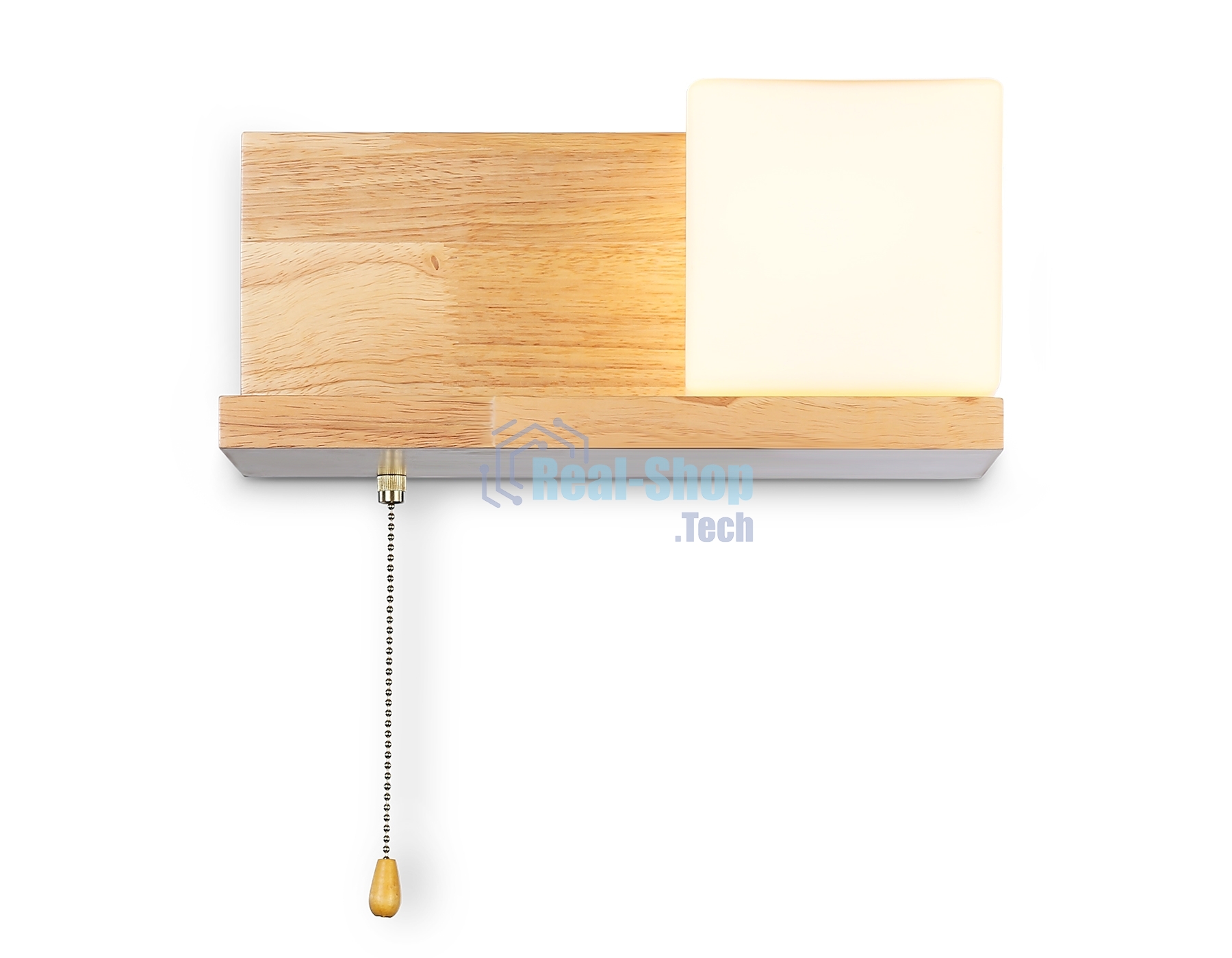 Светильник Ambrella light TR83123 LW/FR светлое дерево/белый матовый E27 max 40W 300*140*140
