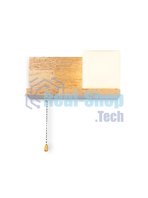 Светильник Ambrella light TR83123 LW/FR светлое дерево/белый матовый E27 max 40W 300*140*140