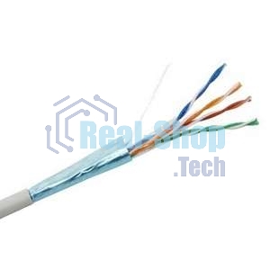 Кабель витая пара Rexant F/UTP cat.5e 4х2х24AWG solid CU PVC сер. (м)