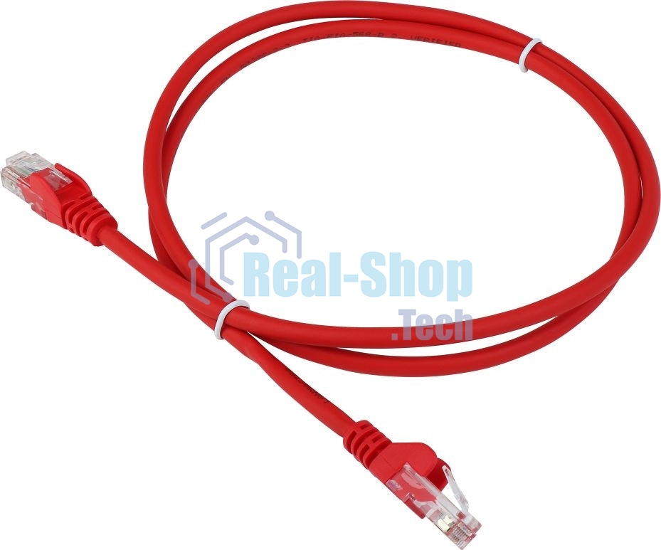 Патч-корд LANMASTER LSZH UTP cat.5e, 10 м, красный