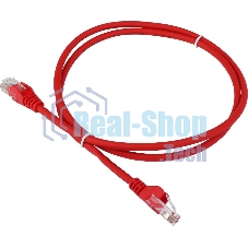 Патч-корд LANMASTER LSZH UTP cat.5e, 10 м, красный