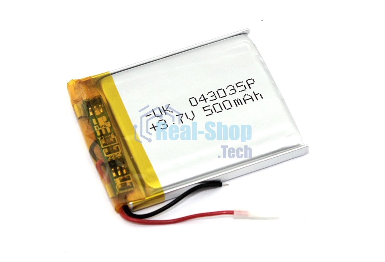 Аккумулятор Li-Pol (батарея) 4x30x35мм 2pin 3.7V/500mAh