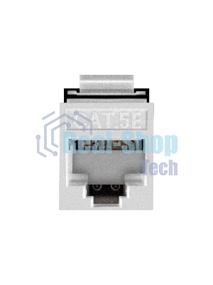 Модуль-вставка Keystone Jack RJ-45 ExeGate KJ-8P8C-U-C5e-180-TL (Кат.5e, неэкранированная, 180 градусов, IDC Toolless (без инструмента))