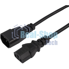 Шнур сетевой Rexant IEC 320 C13 – IEC 320 C14 3x0,75мм², 3м