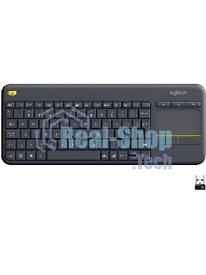 Клавиатура 920-007147 Logitech Keyboard K400 Wireless Touch Plus USB RTL 