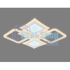 Потолочный светодиодный светильник FA430/4 WH белый 112W 750*670*80 (ПДУ РАДИО 2.4G)