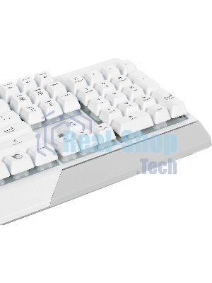 Клавиатура проводная MSI Vigor GK30 белый USB Multimedia for gamer LED (подставка для запястий)