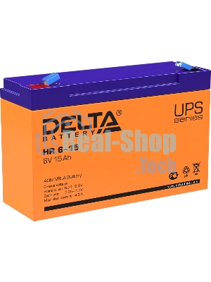 Батарея для ИБП Delta HR 6-15 (6V 15Ah)