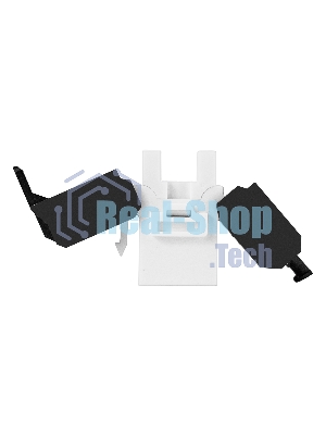Модуль-вставка Keystone Jack RJ-45 ExeGate KJ-8P8C-U-C5e-180-TL (Кат.5e, неэкранированная, 180 градусов, IDC Toolless (без инструмента))