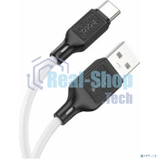 Кабель USB HOCO X90 Type-C/ 1m/ 3A/ Силикон/ White