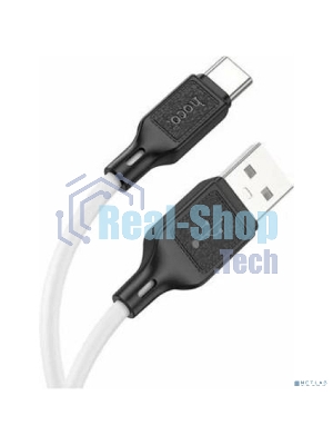 Кабель USB HOCO X90 Type-C/ 1m/ 3A/ Силикон/ White