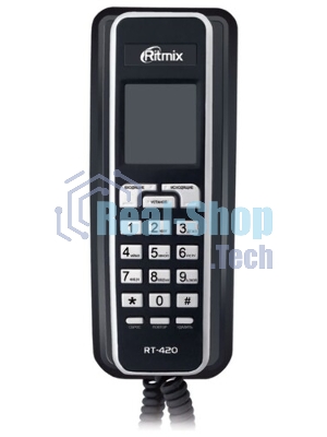Телефон проводной Ritmix RT-420 черный