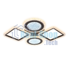 Потолочный светодиодный светильник FA431/4 CF кофе 108W 750*580*80 (ПДУ РАДИО 2.4G)