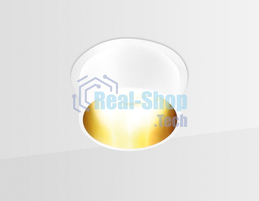 Светильник Ambrella light TN201 WH/GD белый/золото GU5.3 D68*55