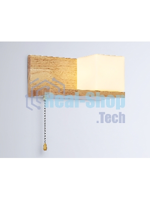 Светильник Ambrella light TR83123 LW/FR светлое дерево/белый матовый E27 max 40W 300*140*140