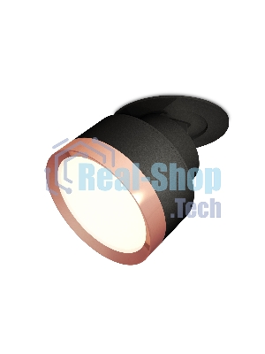 Светильник Ambrella Light XM8102503 SBK/PPG черный песок/золото розовое полированное GX53 (A2242, A2106, C8102, N8126)