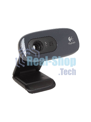 Веб-камера Logitech C270 HD 1280x720, 30 кадр/с, USB Type-A, микрофон (шумоподавление), автоосвещение, универсальное крепление