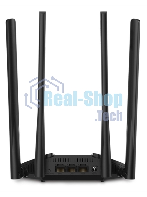 Wi-Fi роутер MERCUSYS MR30G, Wi-Fi 5, AC1200, 2.4/5ГГц, 2 LAN, черный
