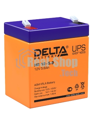 Батарея для ИБП Delta HR 12-5.8 (12V, 5.8Ah)