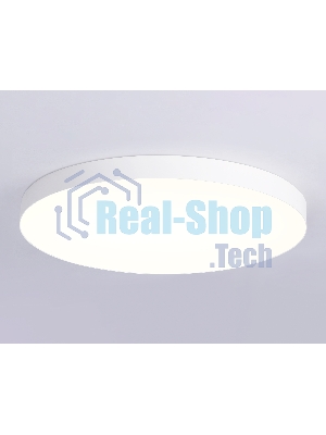Потолочный светодиодный светильник Ambrella light FV5539 WH белый LED 130W 3000K D800*58 (Без ПДУ)