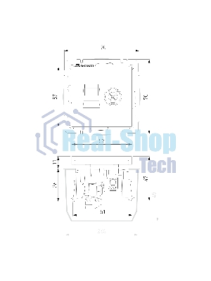 Розетка ТВ+Ethernet RJ-45 6 cat.(белый)