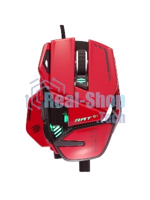 Мышь проводная Mad Catz R.A.T. 8+ ADV красный, 20000 dpi, USB, кнопки - 11